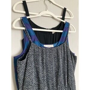 LOFT Ann Taylor Bundle of 3 Sleeveless Dresses Size 8 MEDIUM Striped Sheer